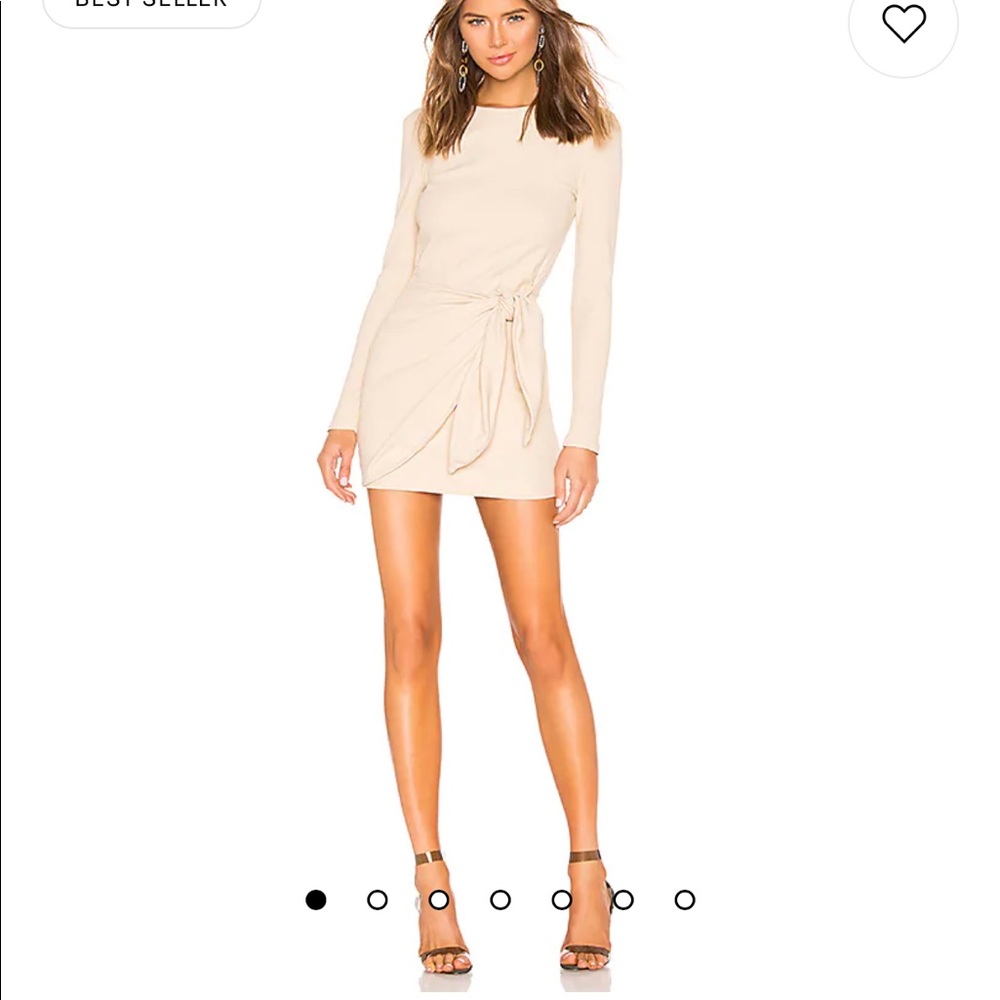 Superdown “Nude” Long Sleeve Dress — Size Small